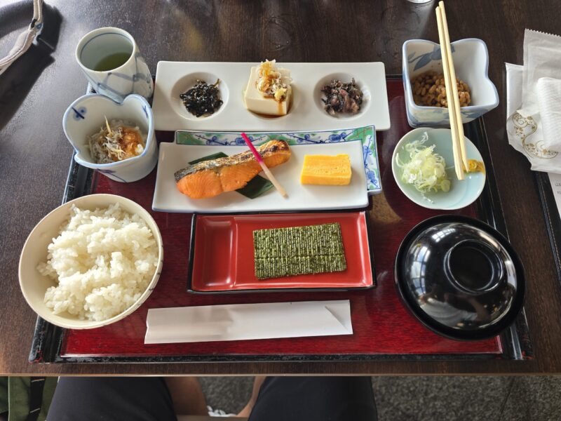 姉ヶ崎カントリー倶楽部でいただいた朝食