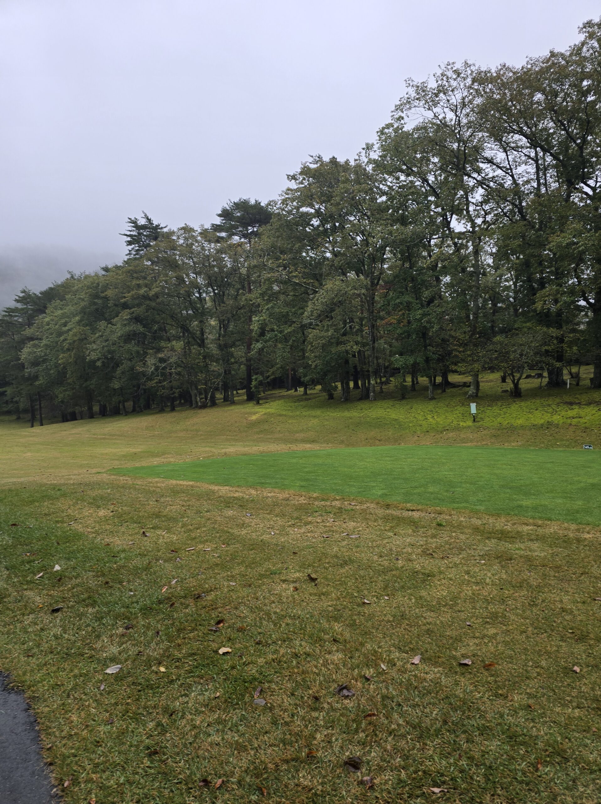 雨の日の篭坂コース